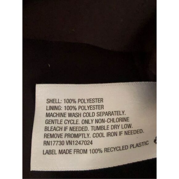 A New Day Women's Size L Tiered Taffeta Tank Top Black - Picture 12 of 12